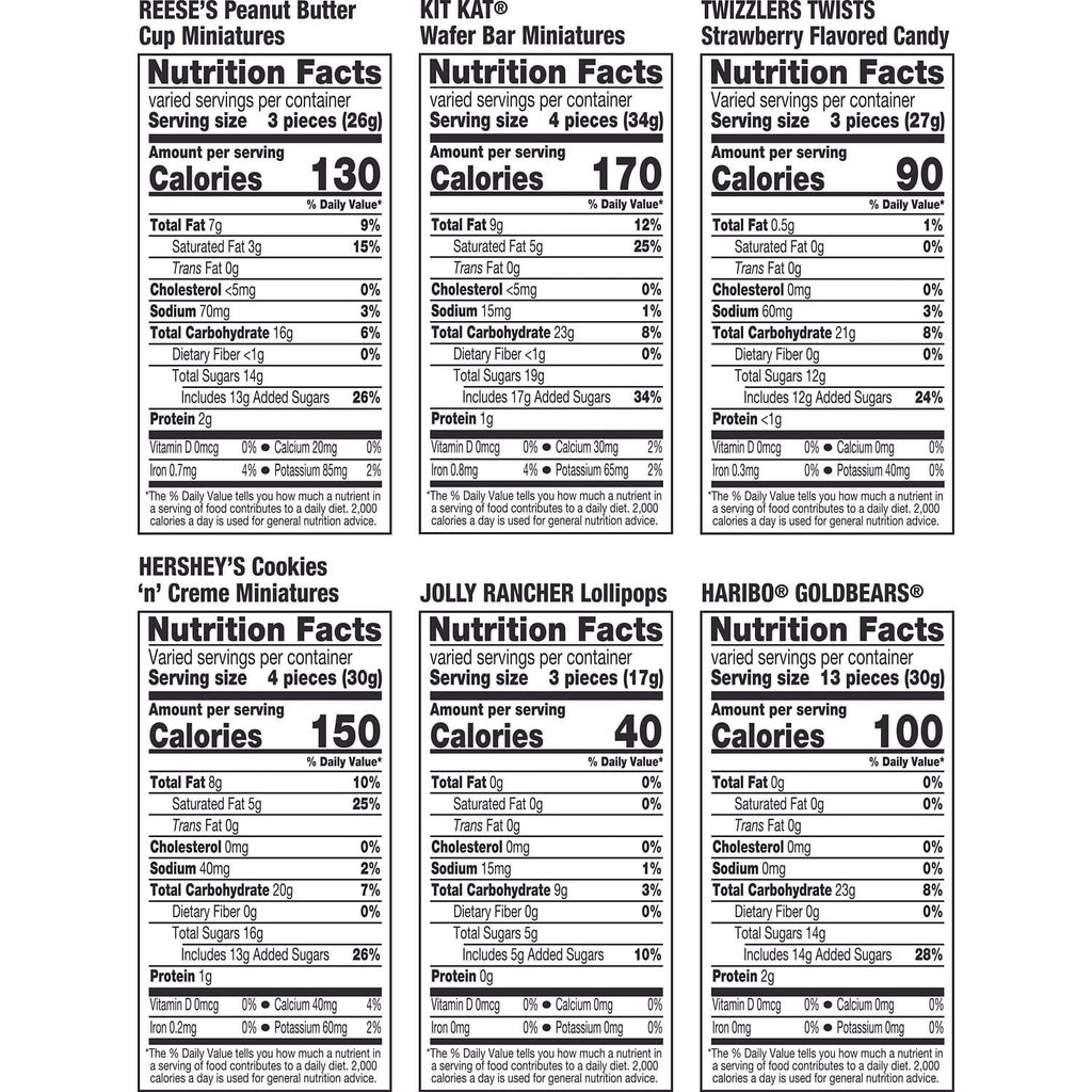Hershey Assorted, Halloween Candy Bulk Bag, 34.8 oz (110 Pieces)