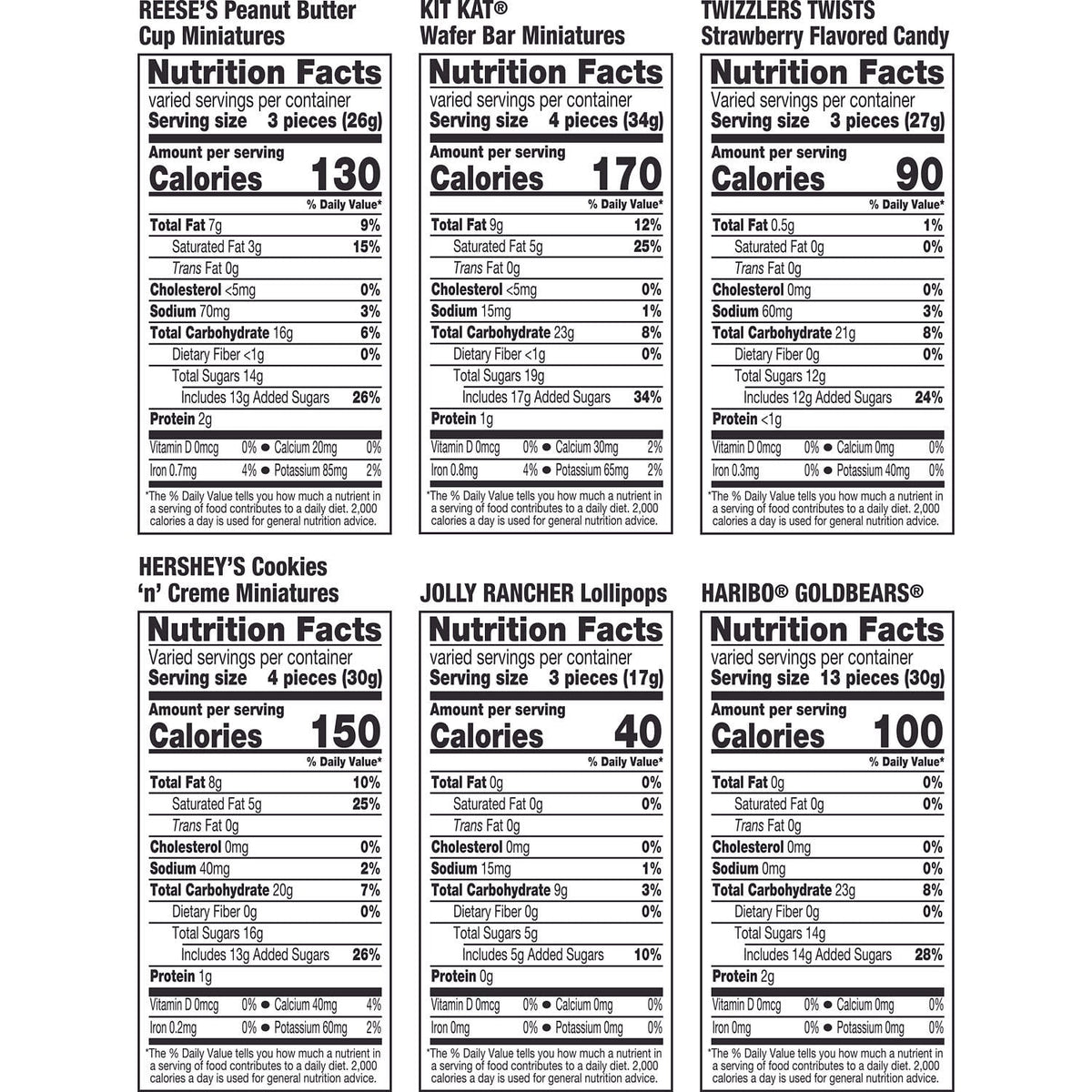 Hershey Assorted, Halloween Candy Bulk Bag, 34.8 oz (110 Pieces)