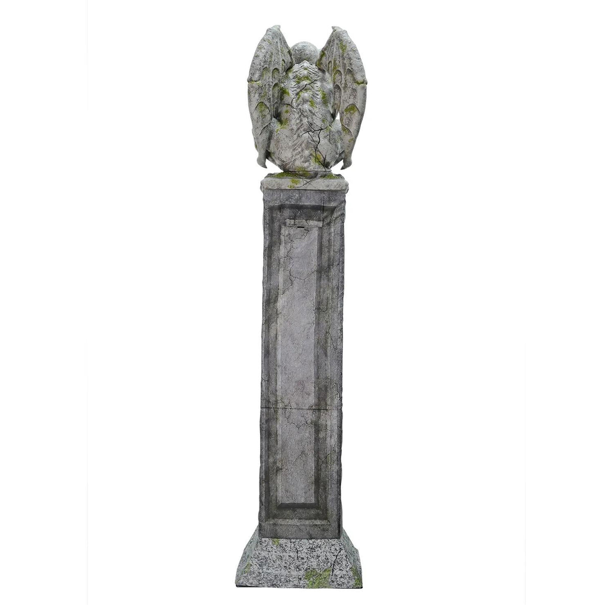 Seasonal Visions 8 ft Oversized Gargoyle Pillar Animated Prop - Gray