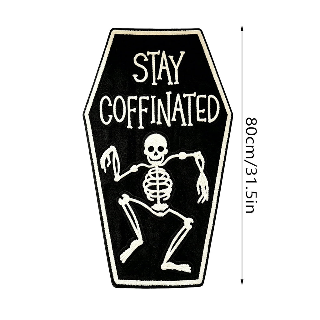 Halloween Ghost Door Mat, Cute Welcome Mat for Front Door Porch Entryway Haunted Outdoor Decor Spooky Decorative Entrance Doormat Non Slip Halloween Rug, 16" x 24"