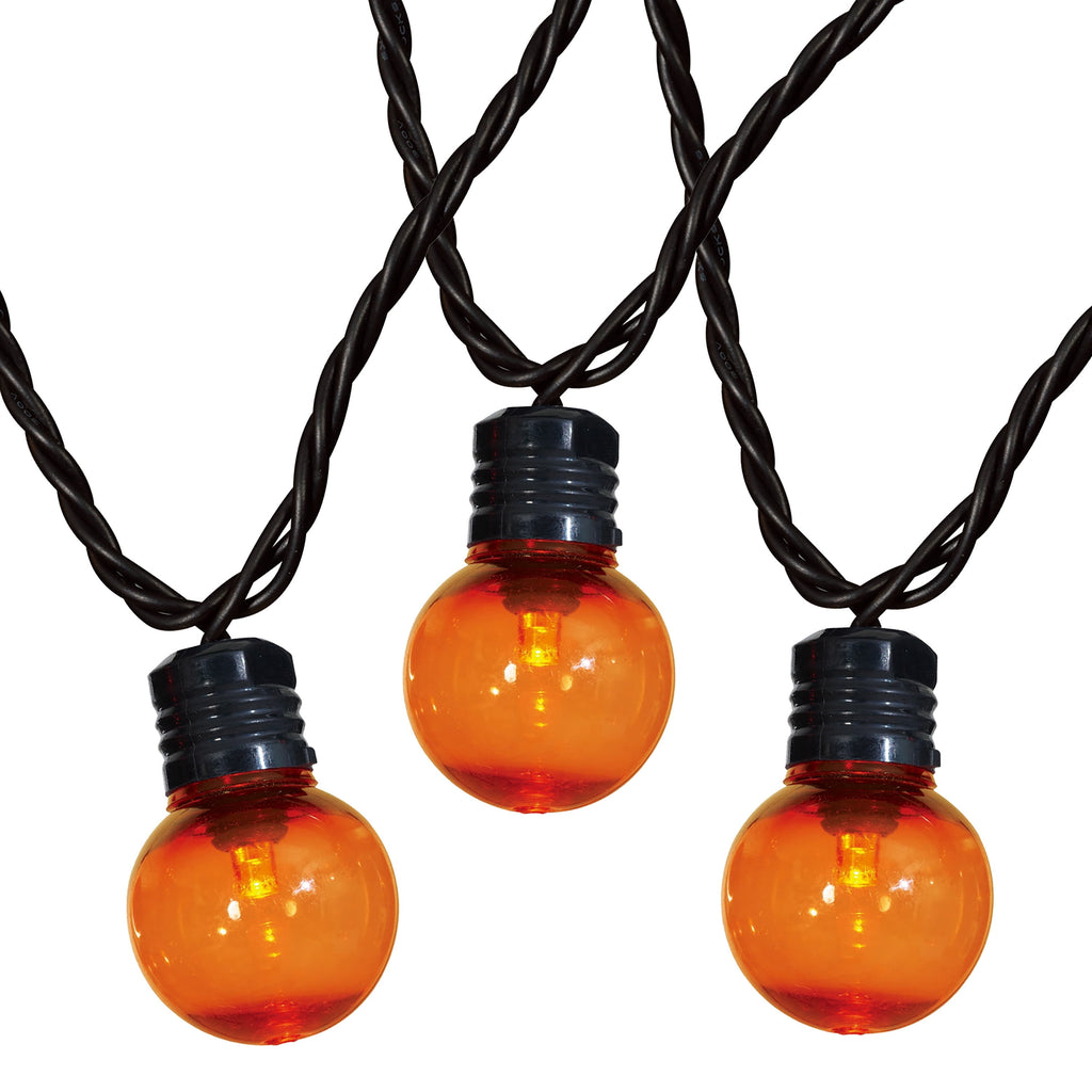 Indoor/Outdoor 70-Count LED G30 Globe String Lights, Multicolor, 21', Halloween by Way To Celebrate