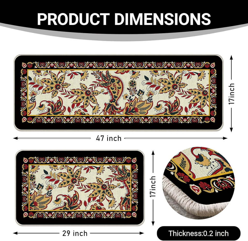 I Put a Spell on You Welcome Front Door Mat, Magical Hocus Pocus Decorative Doormat Non-Slip Floor Entryway Rug, Funny Black Halloween Low Profile Indoor Outdoor Home Kitchen Decor 17x29 Inches