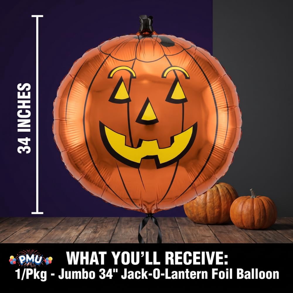 PMU Halloween Flying Ghost 24 Inch Mylar-Foil Balloon (10/pkg) Pkg/1