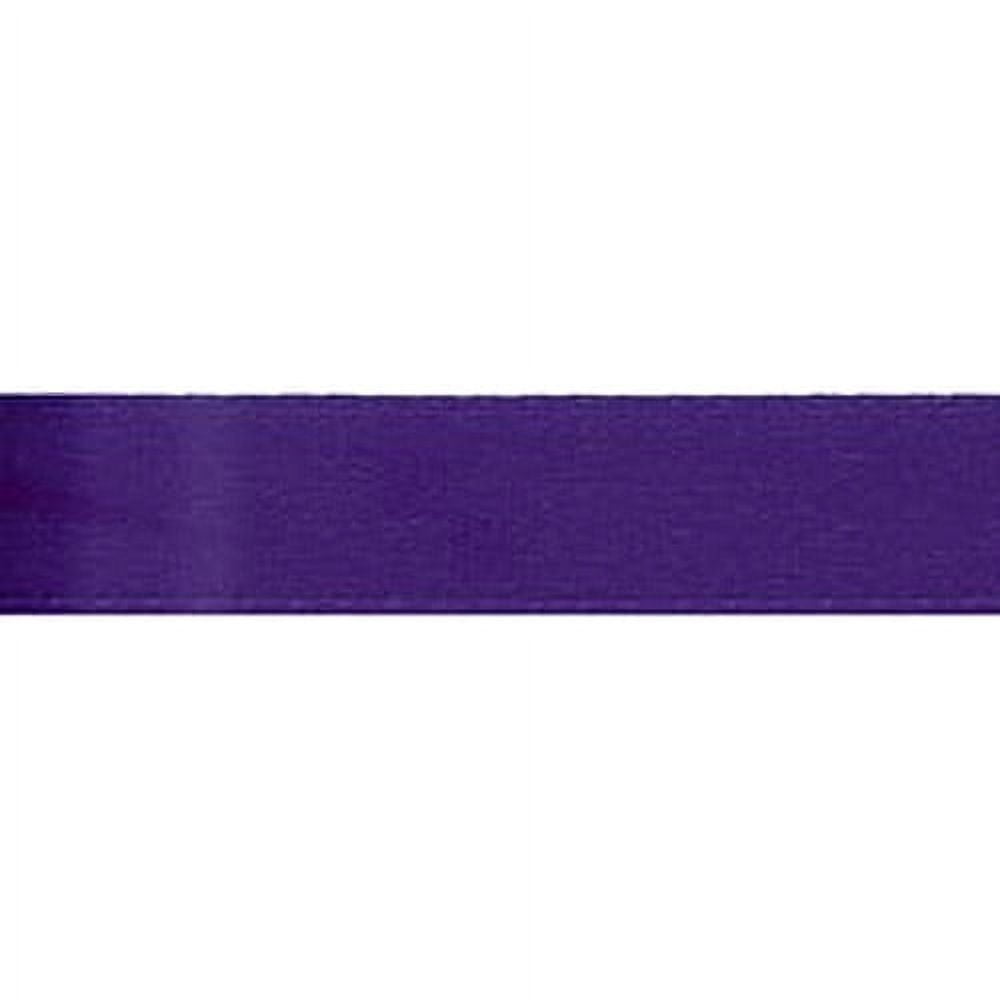 Offray Ribbon, Red Wine 3/8 inch Single Face Satin Polyester Ribbon, 18 feet