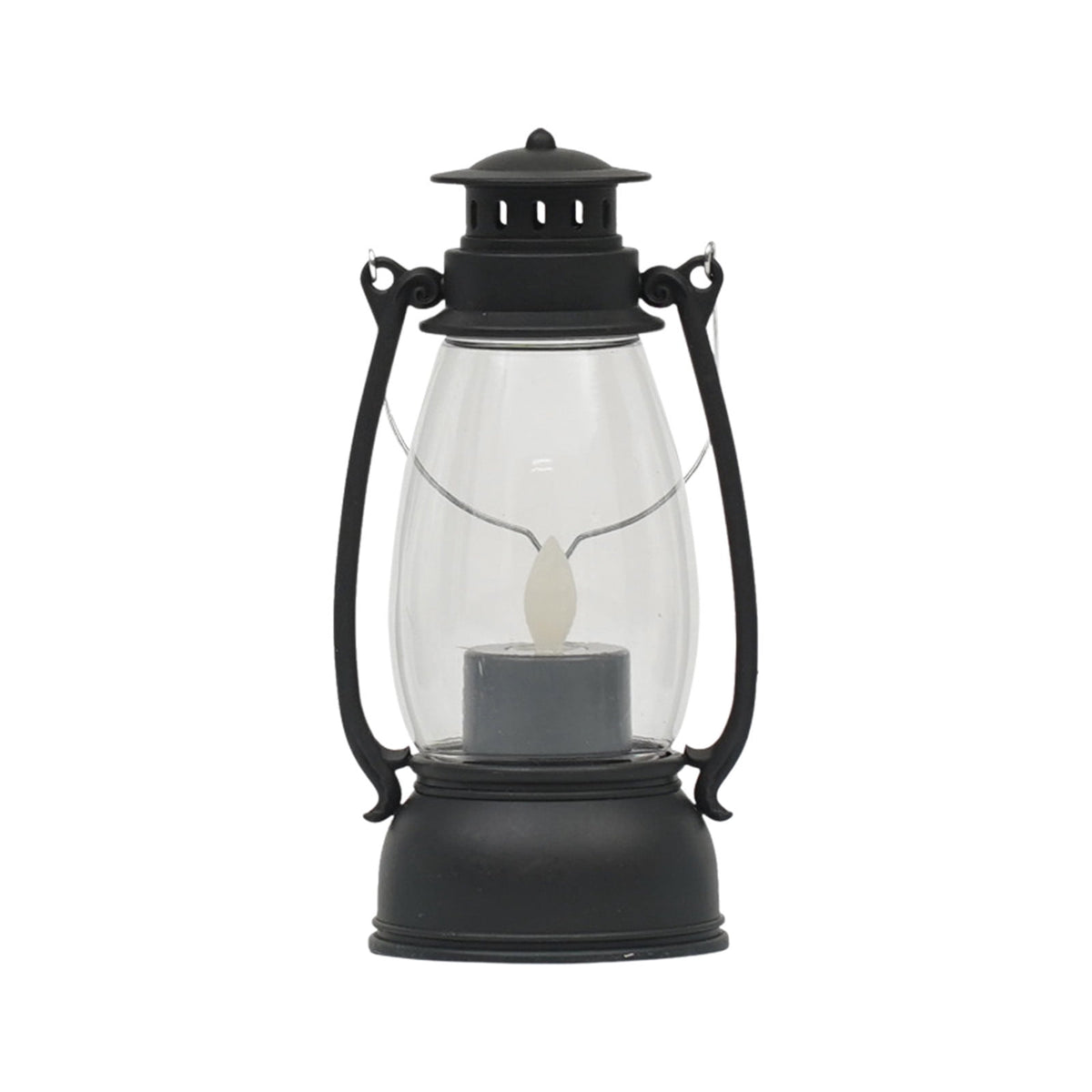 Diceymbol Vintage LED Candle Lantern Battery Operated Flickering Flame Light with Handle for Indoor/Outdoor, Old-Fashioned Colt Lamp Halloween Christmas Home Decor