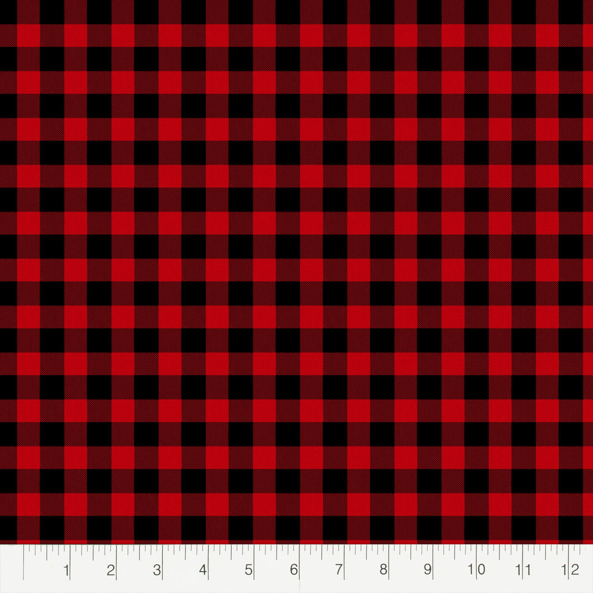 Create It 18"x21" Cotton Flannel Plaid Precut Sewing & Craft Fabric Bundle, Red 5 Piece