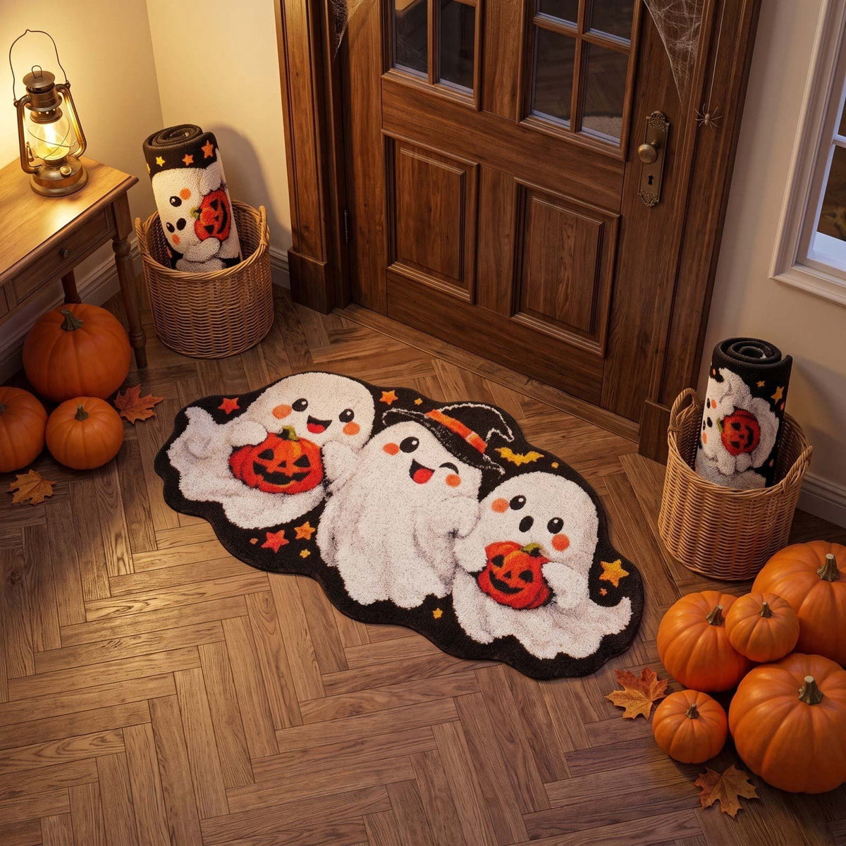 Wooowa Plush Style Multi Purpose Floor Mat Bathroom Entrance Coffee Table Carpet Fit for Fourth of July Decorations Patriotic Decor for Home Daily Holiday Festive Use