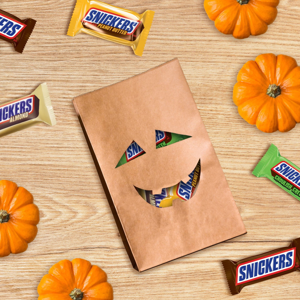 Snickers Fun Size Chocolate Halloween Candy Variety Assortment - 35 Ct Bulk Bag