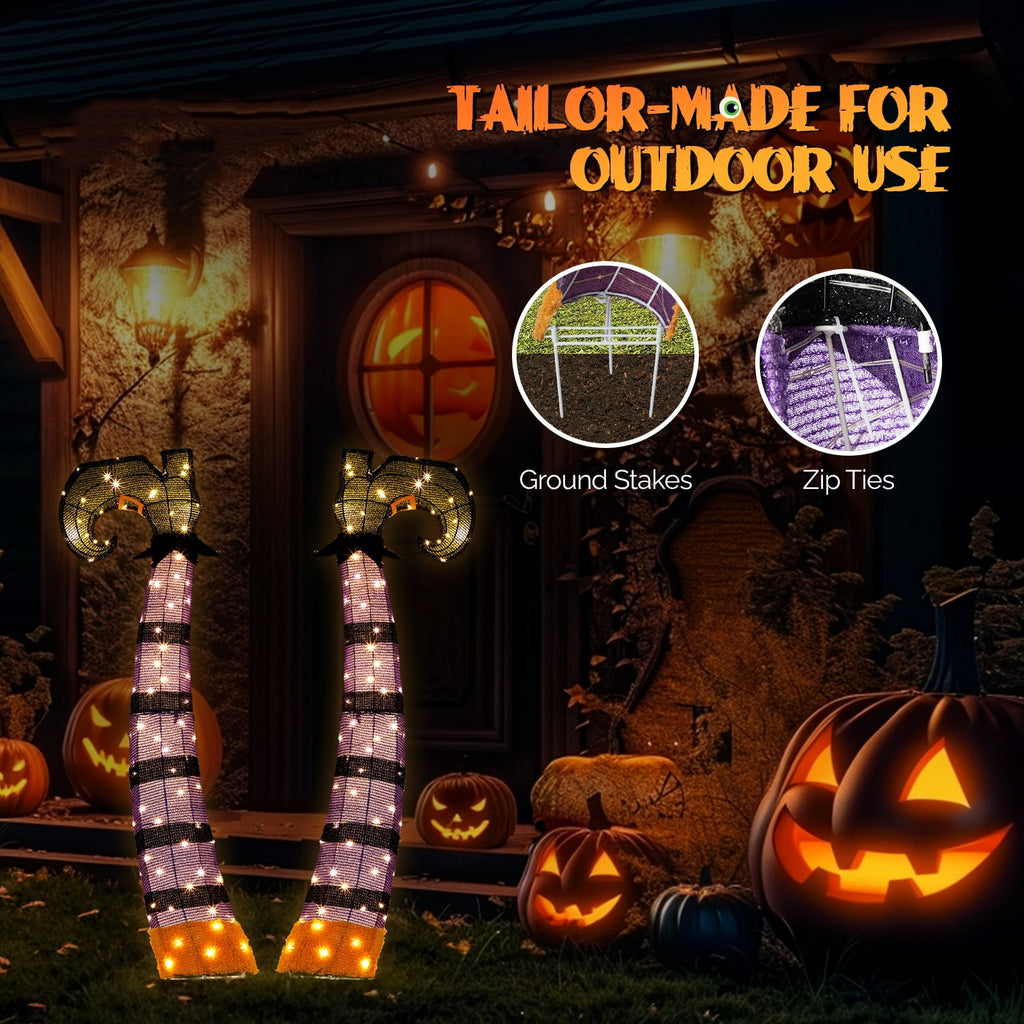 Yescom 9ft Flying Witch with Vulture & Owl Skeleton Halloween Outdoor Décor 2026