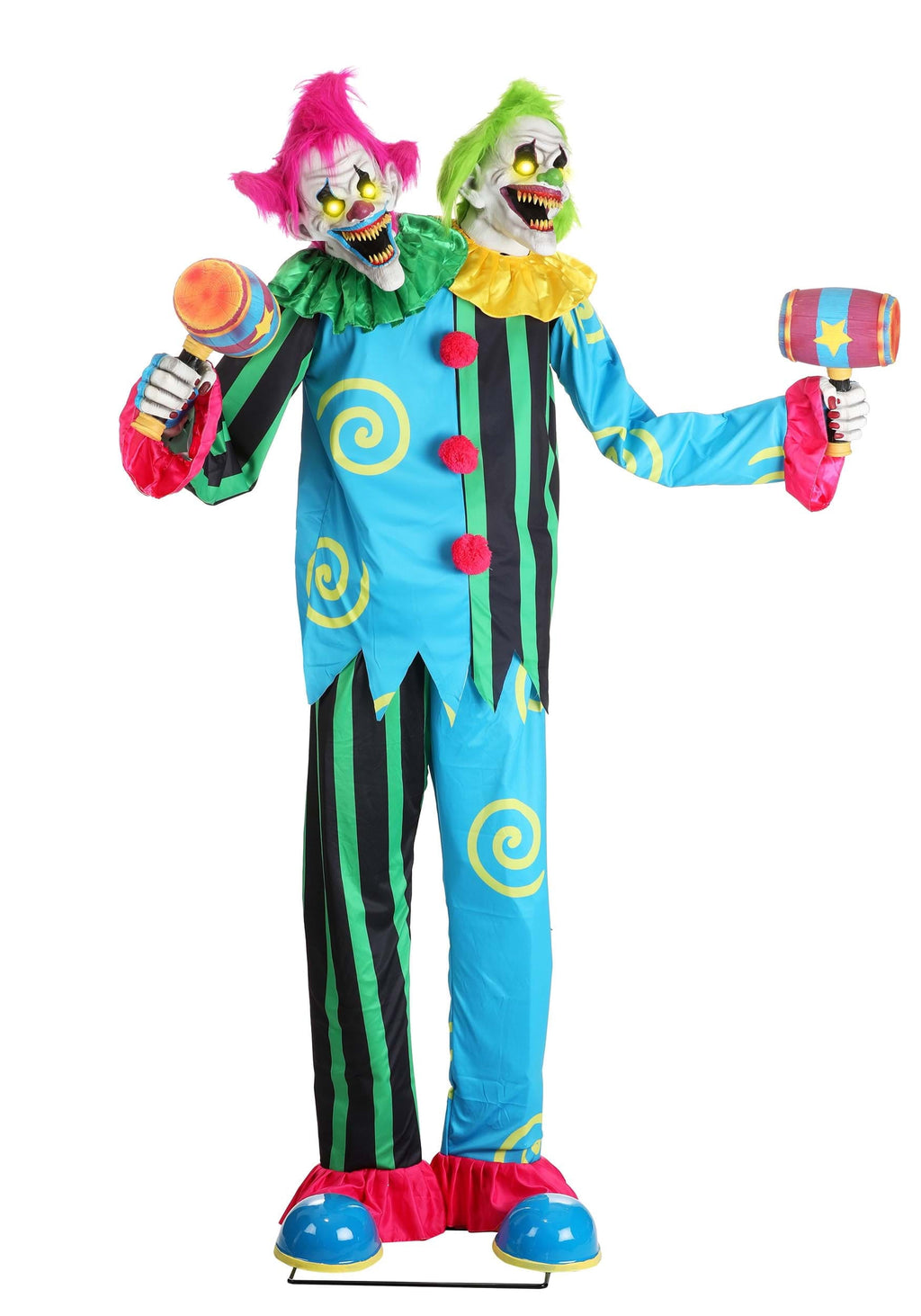 Double Trouble Demon Clown Animated Decoration