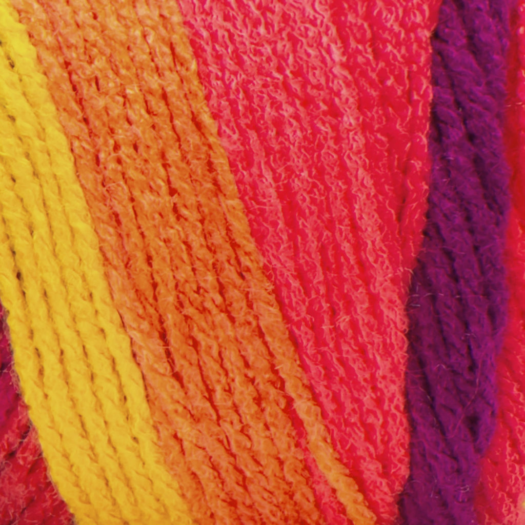 Red Heart® Super Saver® 4 Medium Acrylic Yarn, Bonbon Print 5oz/142g, 236 Yards