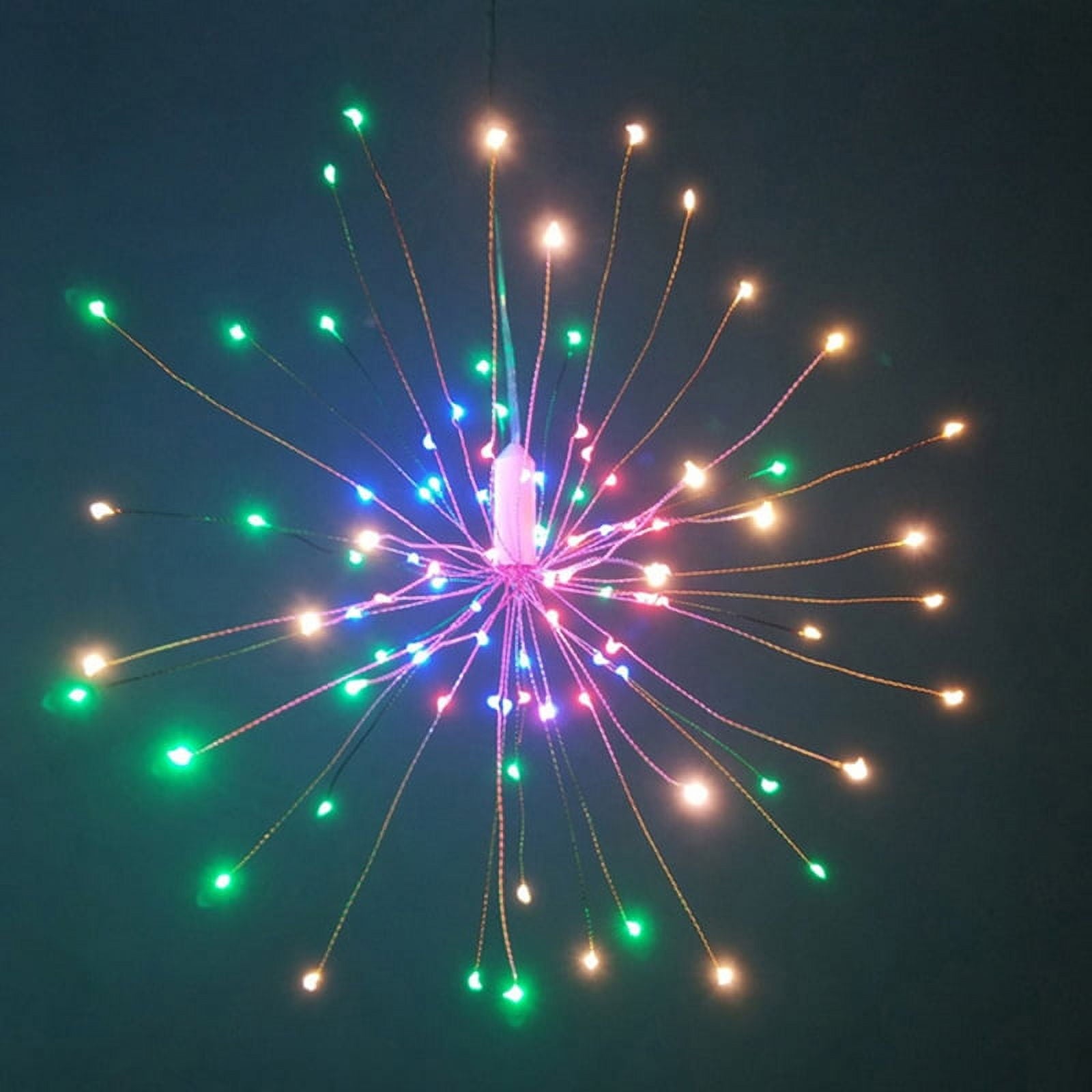 Solar Christmas String Lights,Firework Lights Solar Power LED String Copper Wire Fairy Lights Xmas Party Decor Lamp,Suit for Christmas, Thanksgiving Party Decoration,Christmas Lights for House
