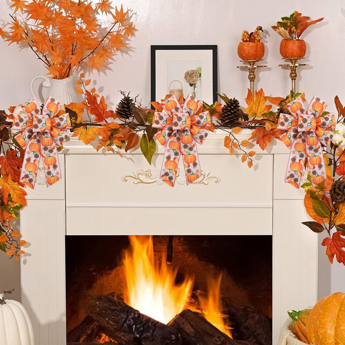 Black Halloween Mini LED Lantern Table Centerpiece 5.1 Inch for Indoor Decor, 2 Inch, 5 cm