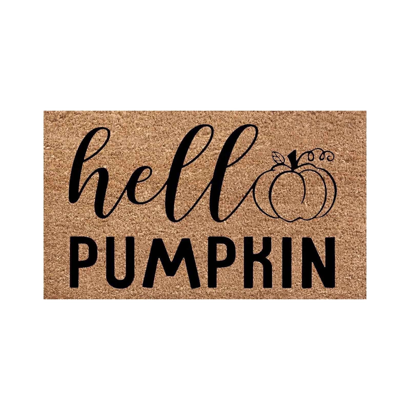 Halloween Spooky Printed Doormat, Soft Absorbent Non-Slip Rugs for Front Door Bathroom Kitchen Entryway, Halloween Decorations