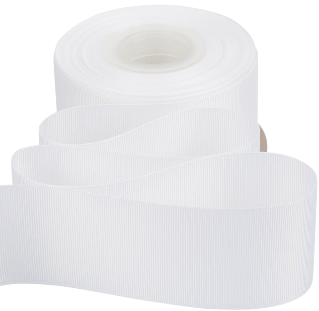 Ribbonitlux Grosgrain Ribbon 2 Inch x 25 Yards – Premium Polyester Craft Ribbon for Hair Bows, Gift Wrapping, Weddings & DIY – Solid Forest Green(#587) – 1 Roll
