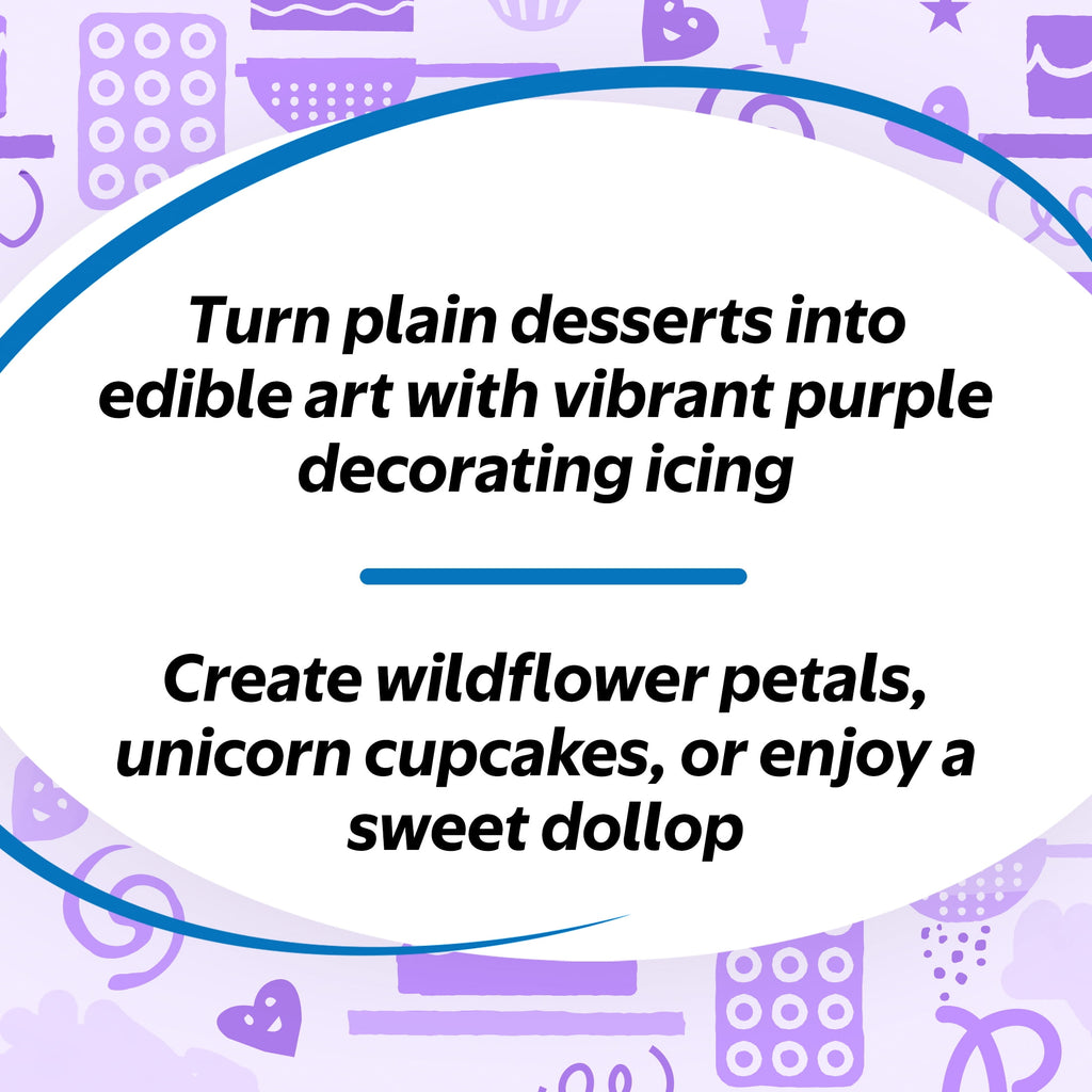Great Value Purple Decorating Icing, 4.25 oz