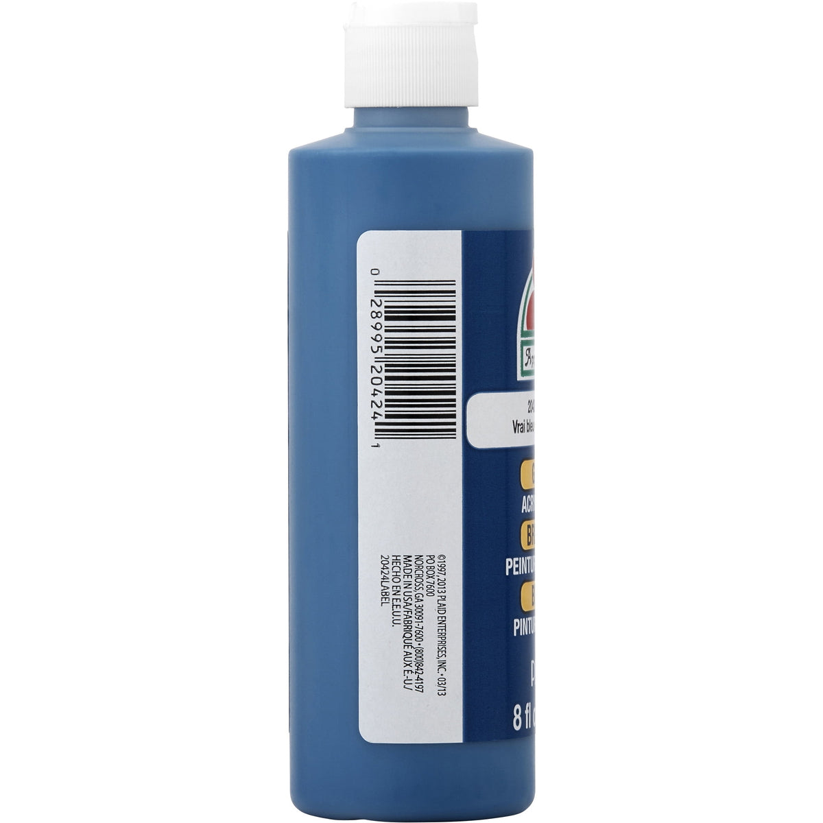 Apple Barrel Acrylic Craft Paint, Gloss Finish, White, 8 fl oz