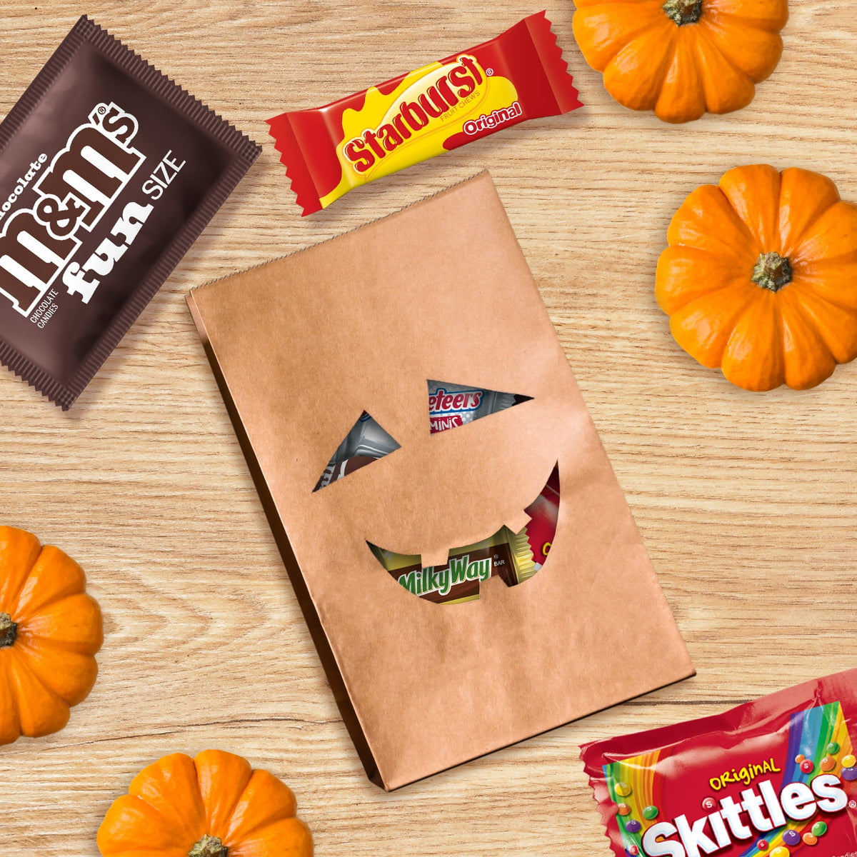 Skittles, Twix, Starburst & More Halloween Candy Variety Pack - 180 Ct Bulk Bag