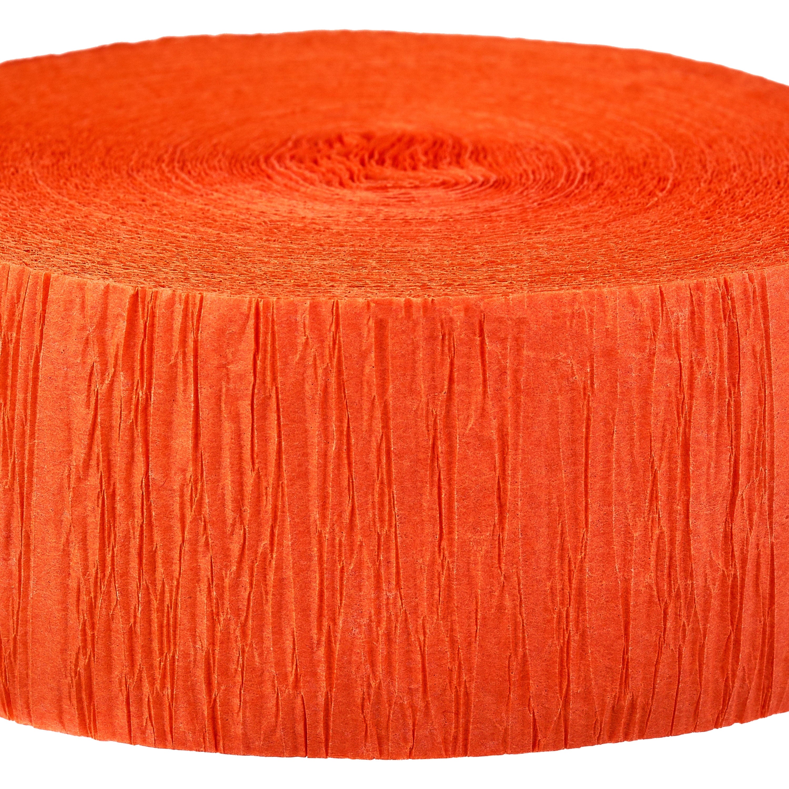 Orange Paper Party Streamer, 150', by Way To Celebrate