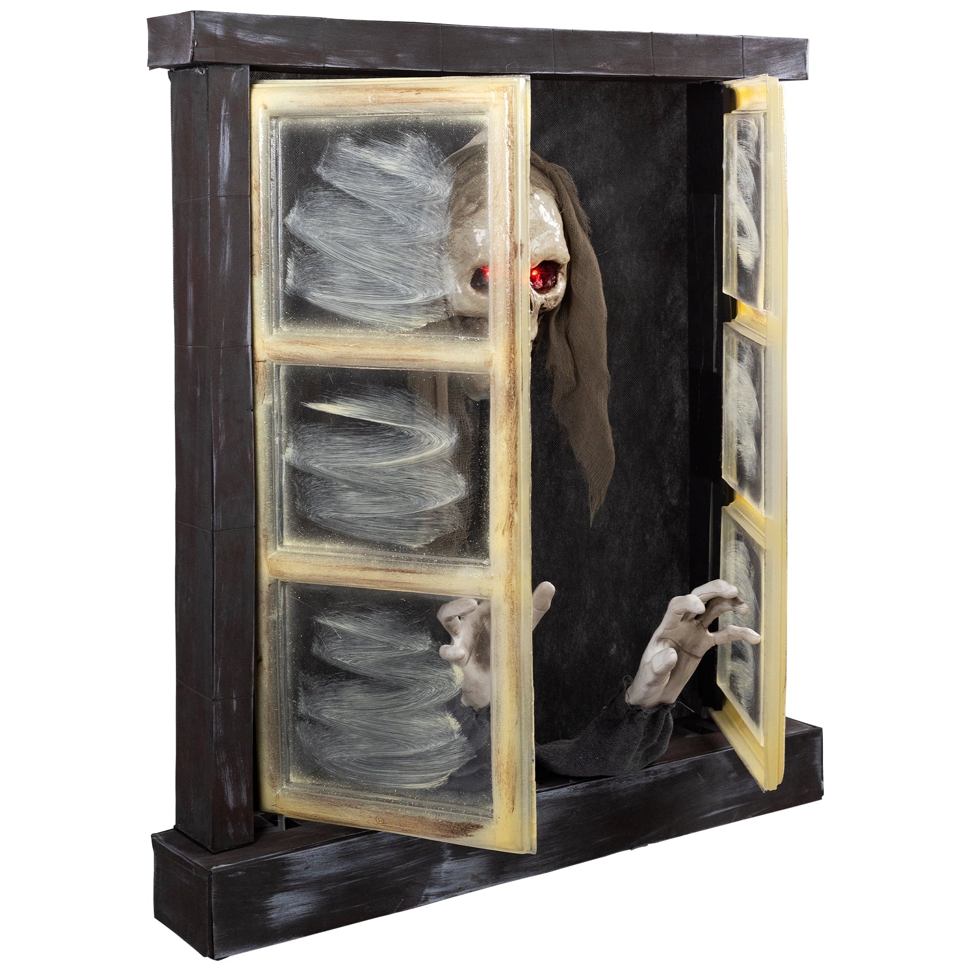 Northlight Lighted and Animated Ghoul in Window Halloween Decoration - 29"