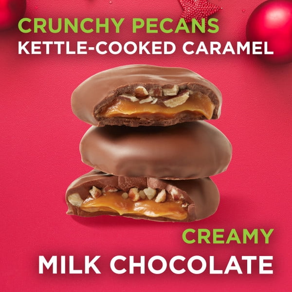 RUSSELL STOVER Christmas Dark Chocolate Marshmallow Ornament, 1.3 oz.