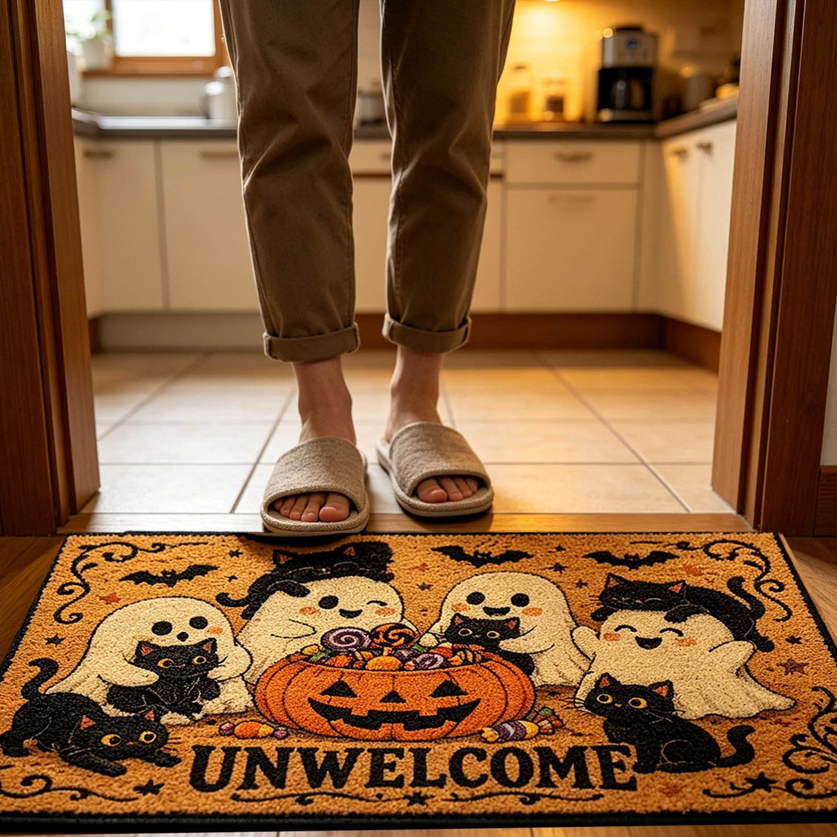 Halloween Doormat Halloween Home Decoration Doormats, Create A Holiday Atmospheres 40*60cm Halloween Party Supplies