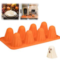 3D Ghost Silicone Mold Halloween Baking Molds for Chocolate Jello Candy Gummy Cake Pop Soap Food Ice, Cute Ghost Jello Shot Mold Halloween Chocolate Molds Silicone Shapes Halloween Bakeware