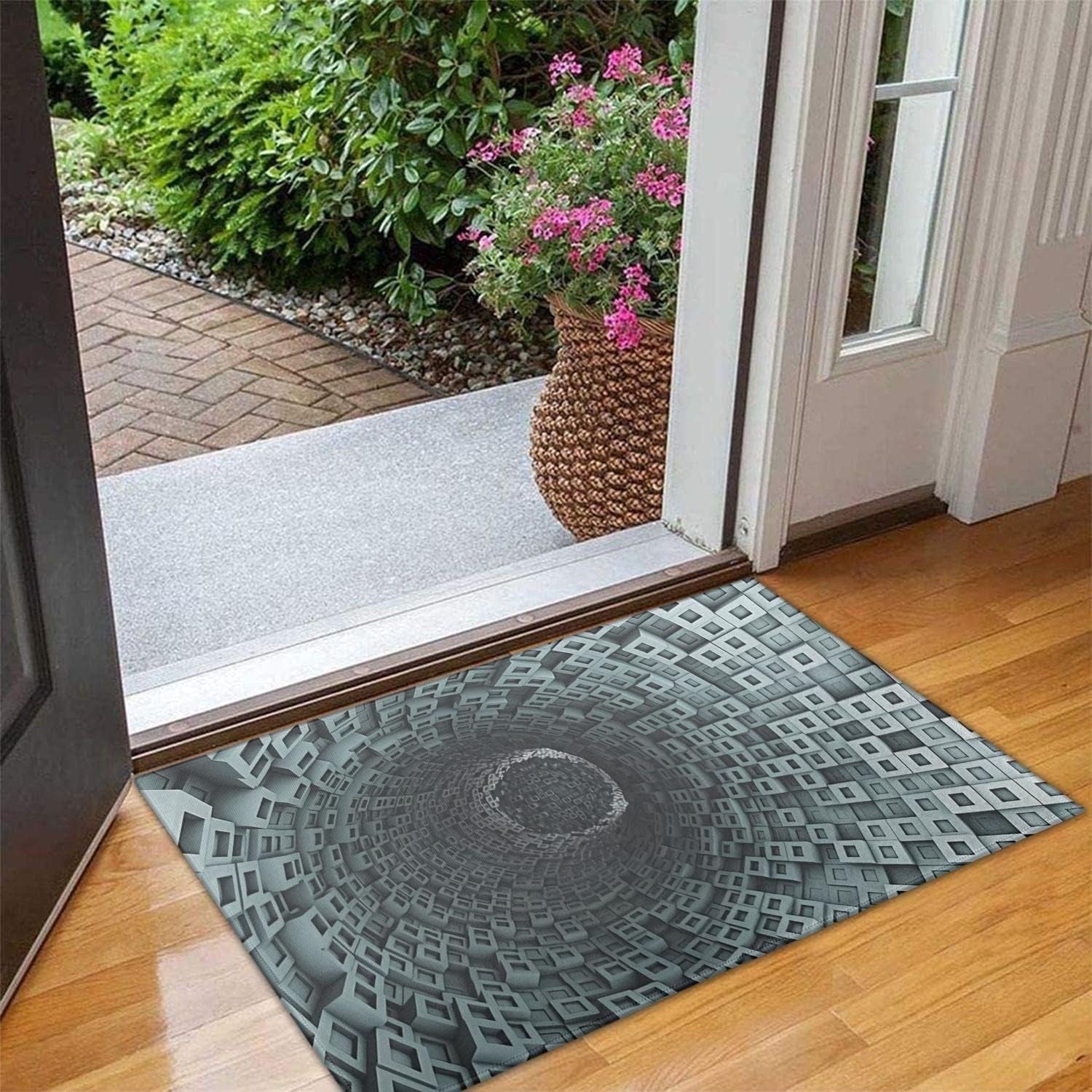 Bear Rugs Tribal Doormat Non-Slip Absorbent Resist Dirt Front Door Mat Machine Washable Welcome Mats Outdoor Inside Floor Rugs for Entryway 30" X 17"…