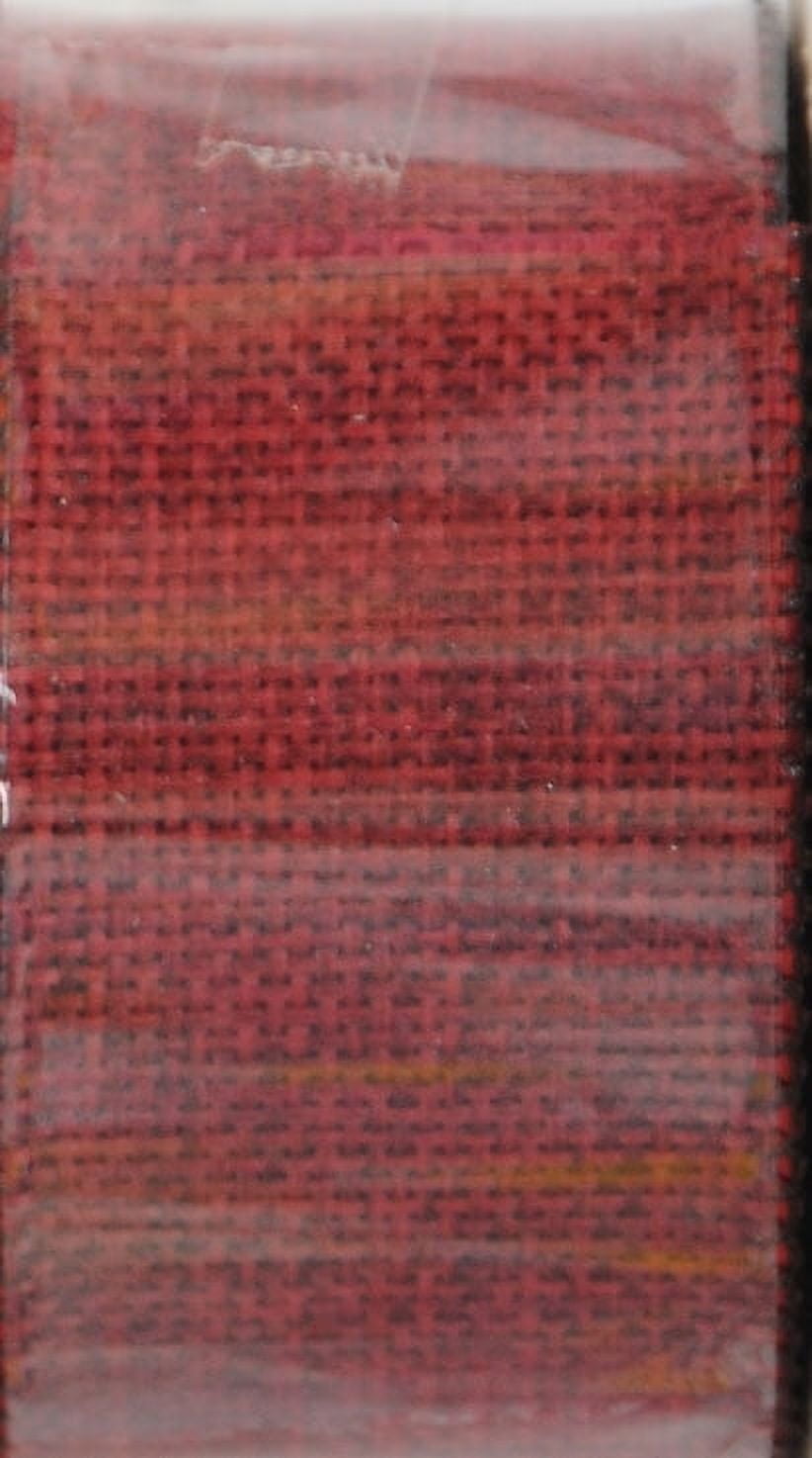 Offray Ribbon, Torrid Orange 1 1/2 inch Woven Burlap Woven Ribbon, 9 feet