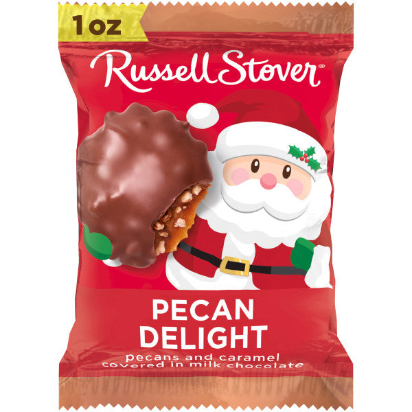 RUSSELL STOVER Christmas Dark Chocolate Marshmallow Ornament, 1.3 oz.