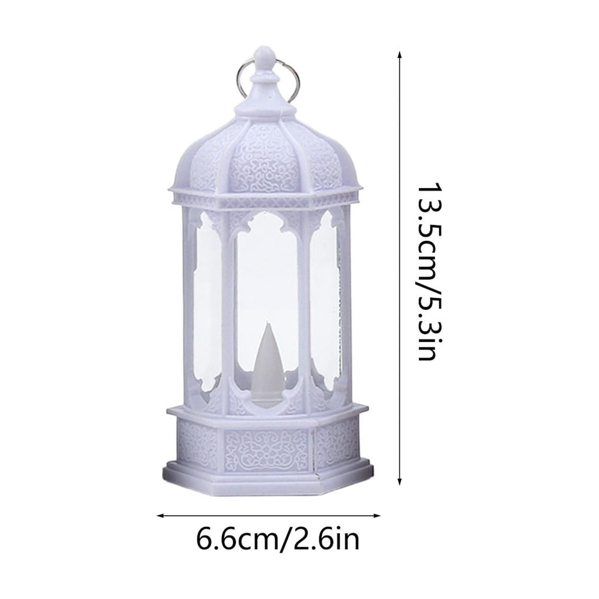 Djiypn Mini Lanterns 2Pack LED Small Lanterns Decorative Indoor Outdoor Hanging Lantern Decorative Candle Light Farmhouse Decor for Weddings Western Camping Party Halloween Christmas Decorations