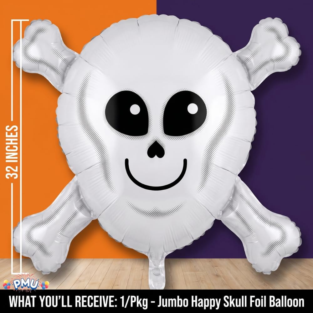 PMU Halloween Flying Ghost 24 Inch Mylar-Foil Balloon (10/pkg) Pkg/1