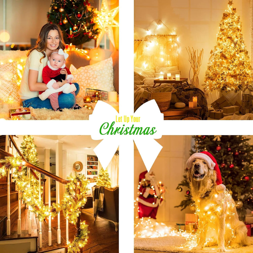 33ft 100 LED Pink Battery Lights for Bedroom, Pink Christmas String Lights with 8 Modes Remote Indoor Outdoor, Fairy Twinkle Lights for Room Party Tree Valentine