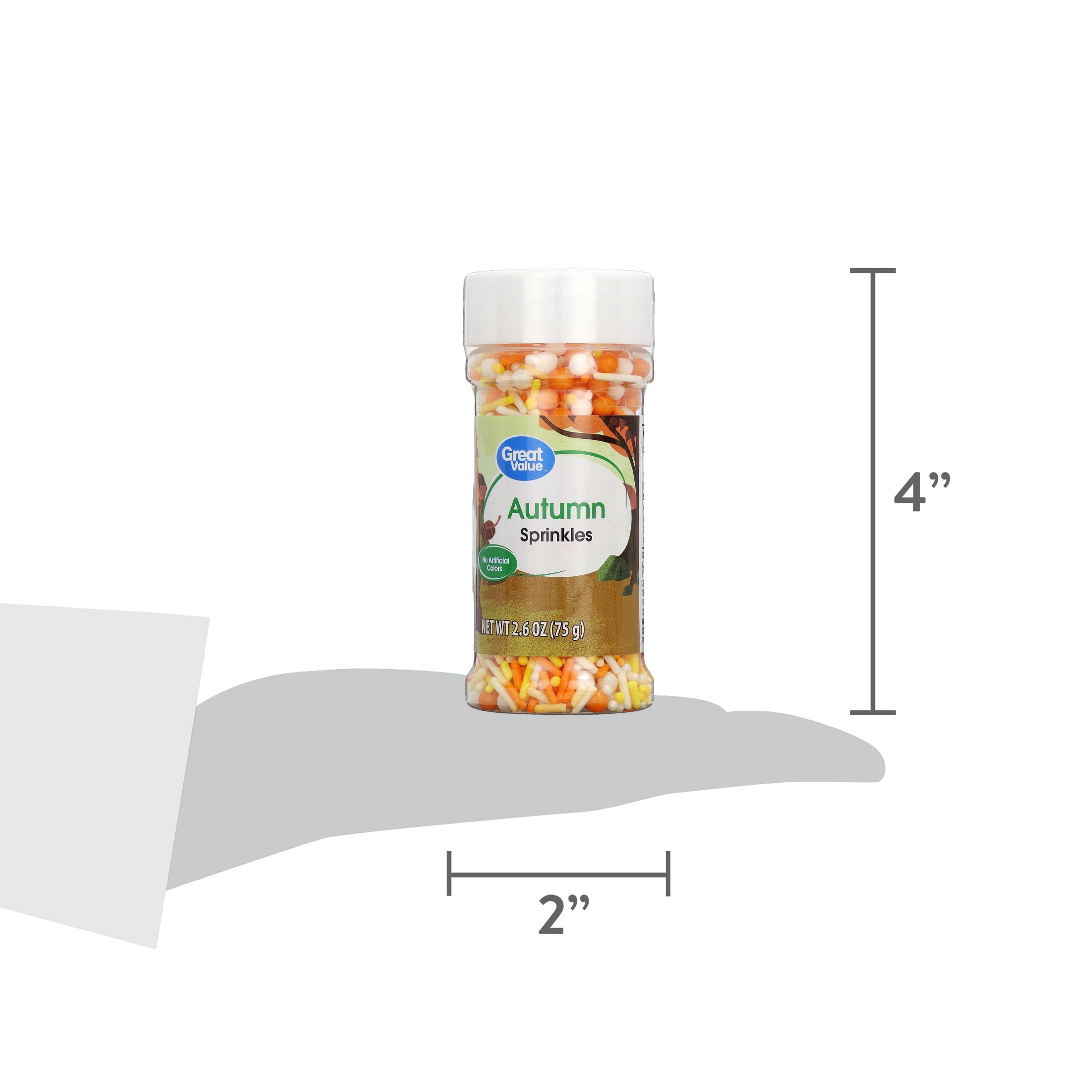 Great Value Autumn Decorating Sprinkles, 2.6 oz