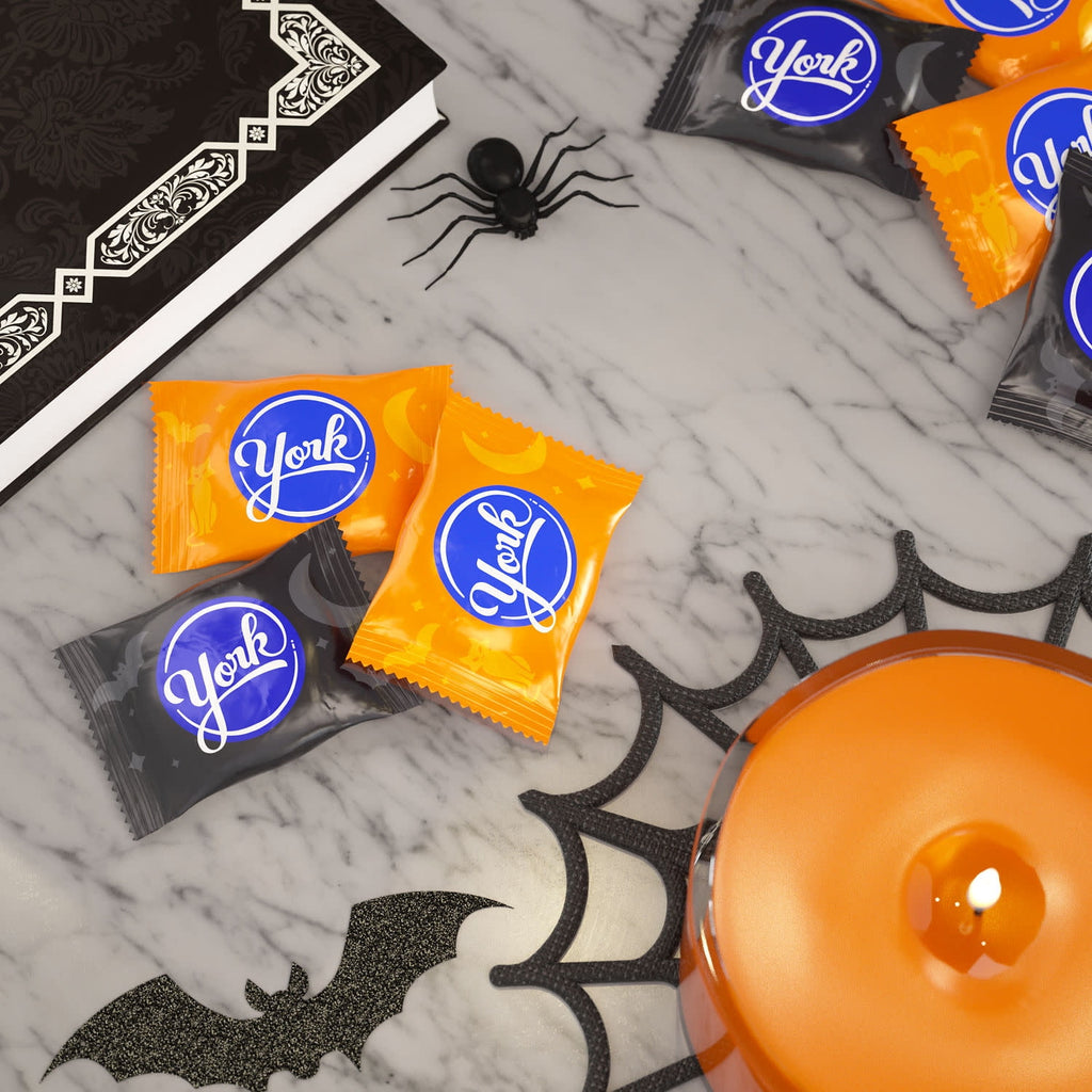 York Dark Chocolate Peppermint Patties, Halloween Candy Bag, 11.4 oz