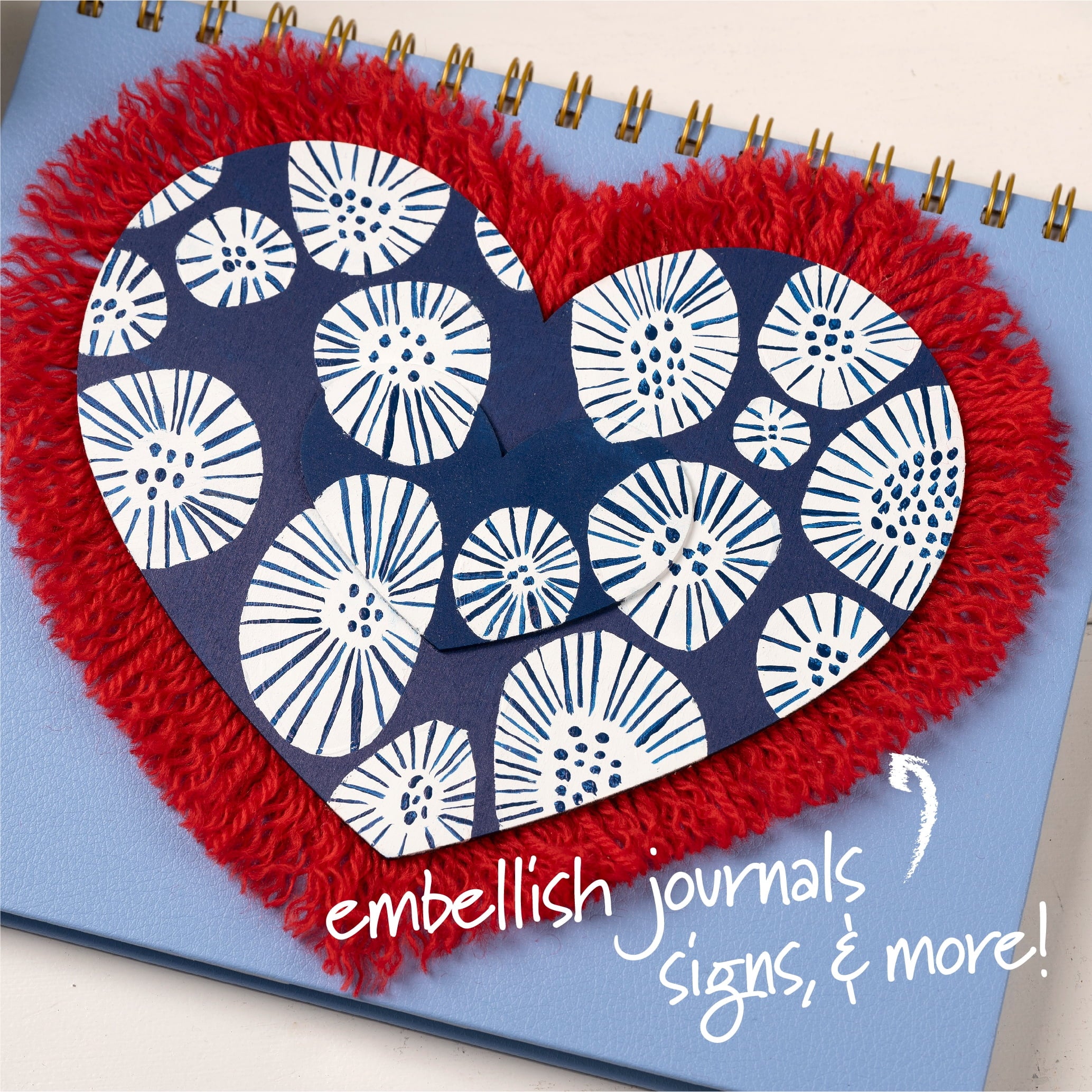 (2 pack) Plaid Surfaces Layered Wood Shape, Heart