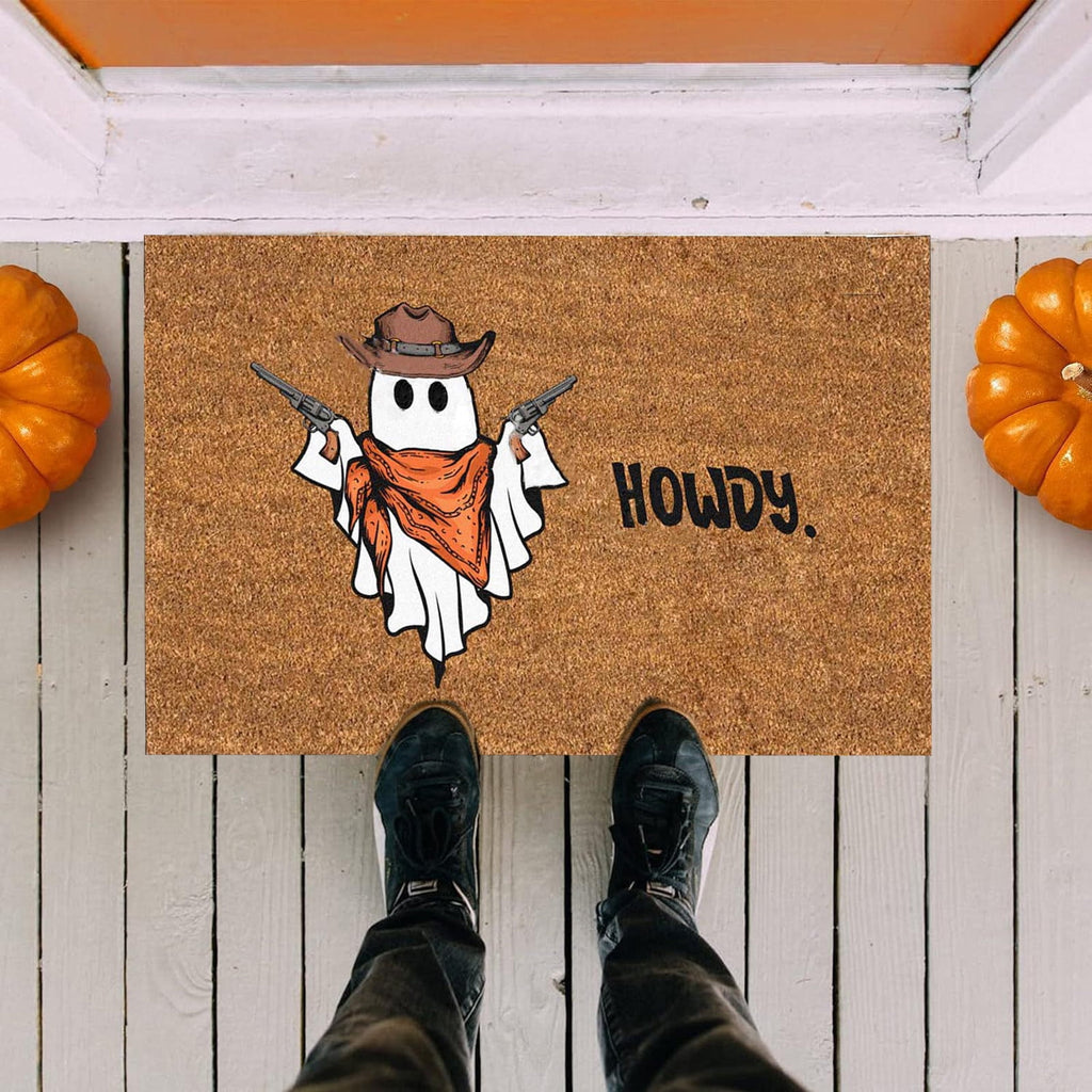 Fnyoxu Halloween Decorations, Halloween Thanksgiving Pumpkins Doormat Rug - Non-Slip Entrance Doormat Rug Indoor for Home/Bathroom/Kitchen/Bedroom
