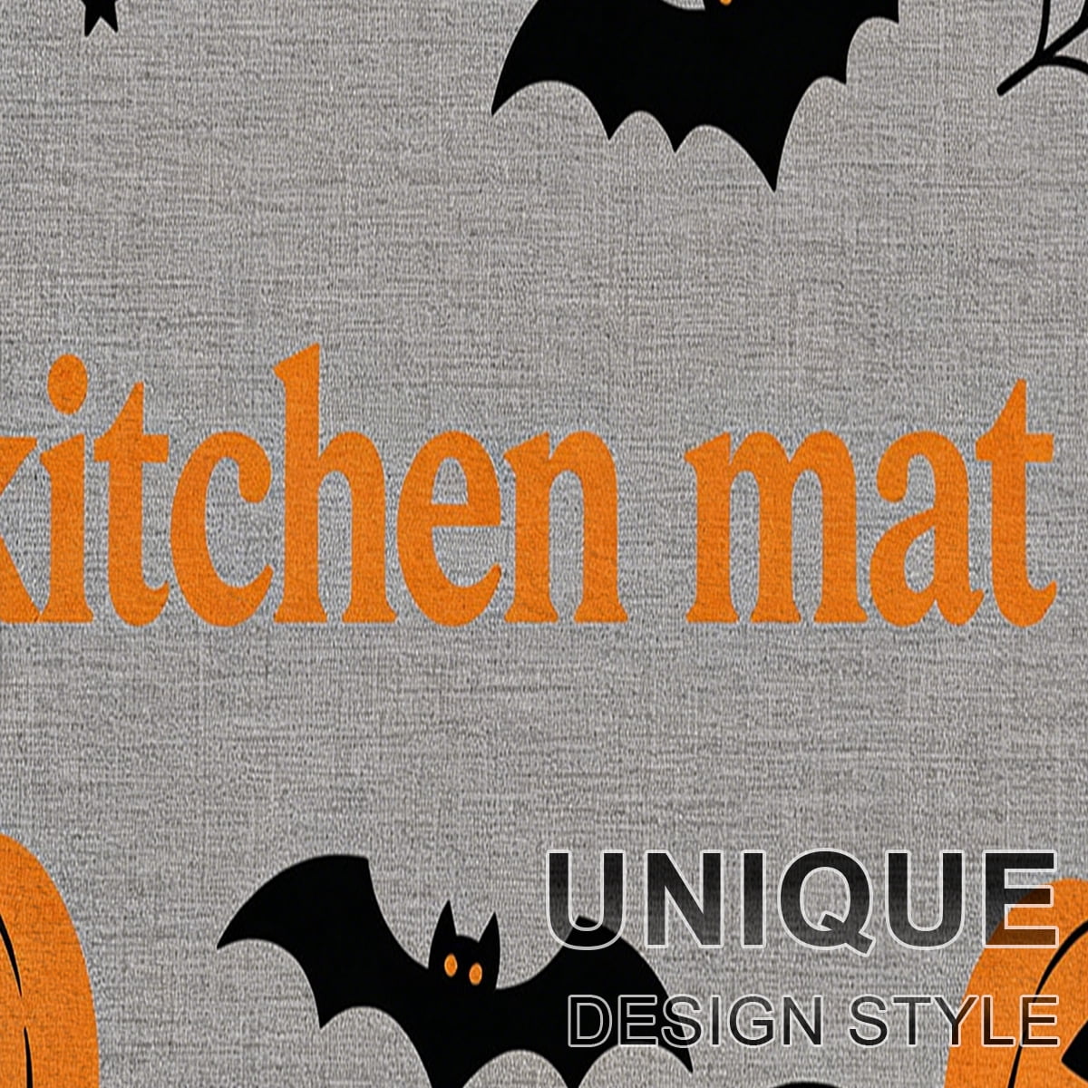 YIMEIS Halloween Pumpkin Lanterns 3Pcs Flannel Mat and Kitchen Rugs Set,Soft Non-slip,Perfect for Home Bathroom