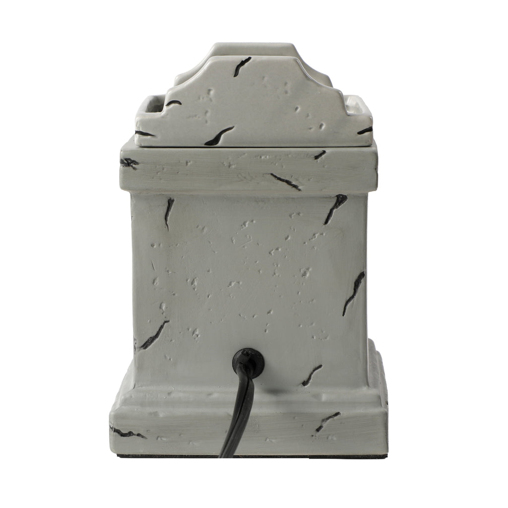 Better Homes & Gardens Halloween Ceramic Electric Plug-in Wax Melt Warmer with Farm Apple Pumpkin Wax Melts, Spooky Ghost