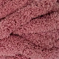 Mainstays Chunky Chenille Yarn, 31.7 yd, Ivory, 100% Polyester, Super Bulky