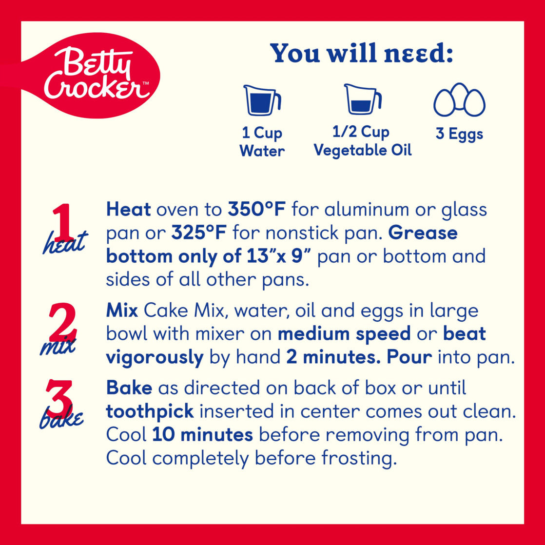 Betty Crocker Favorites Super Moist, Chocolate Fudge, Cake Mix, 13.25 oz