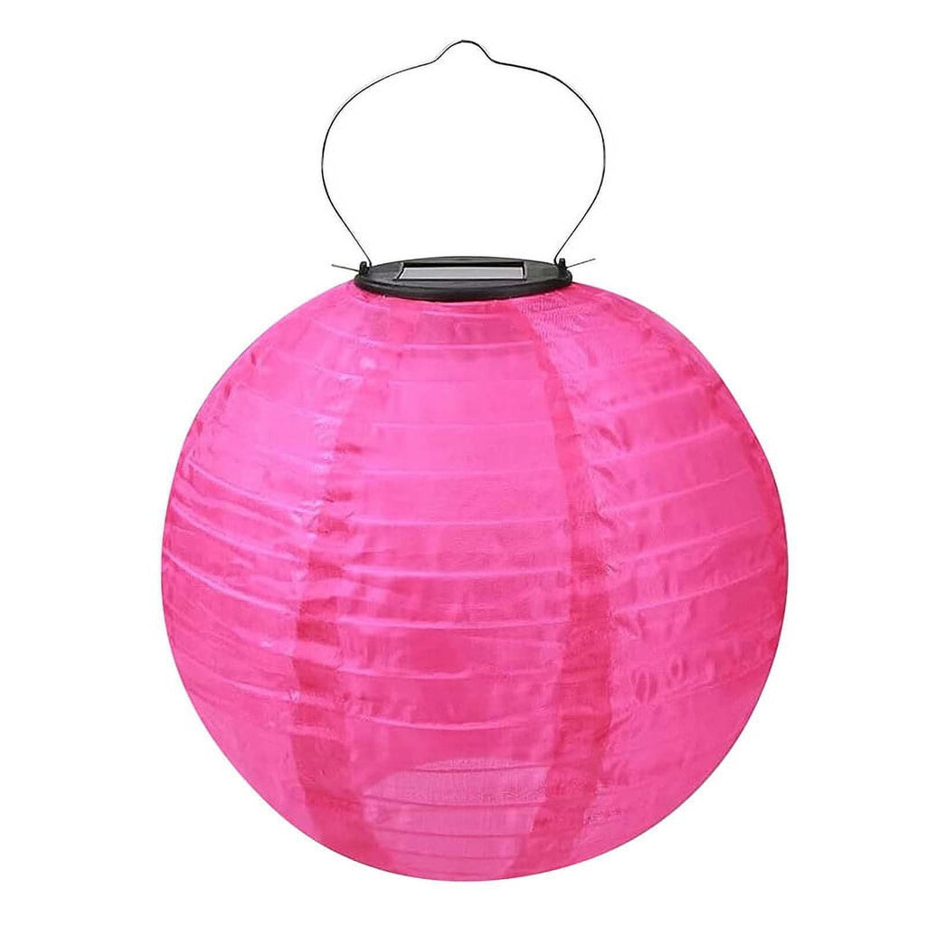 12 Inch Waterproof Solar Powered Lanterns Chinese Lantern LED Lamp Outdoor Decoration Balls Light Solar Lantern Party Decoration