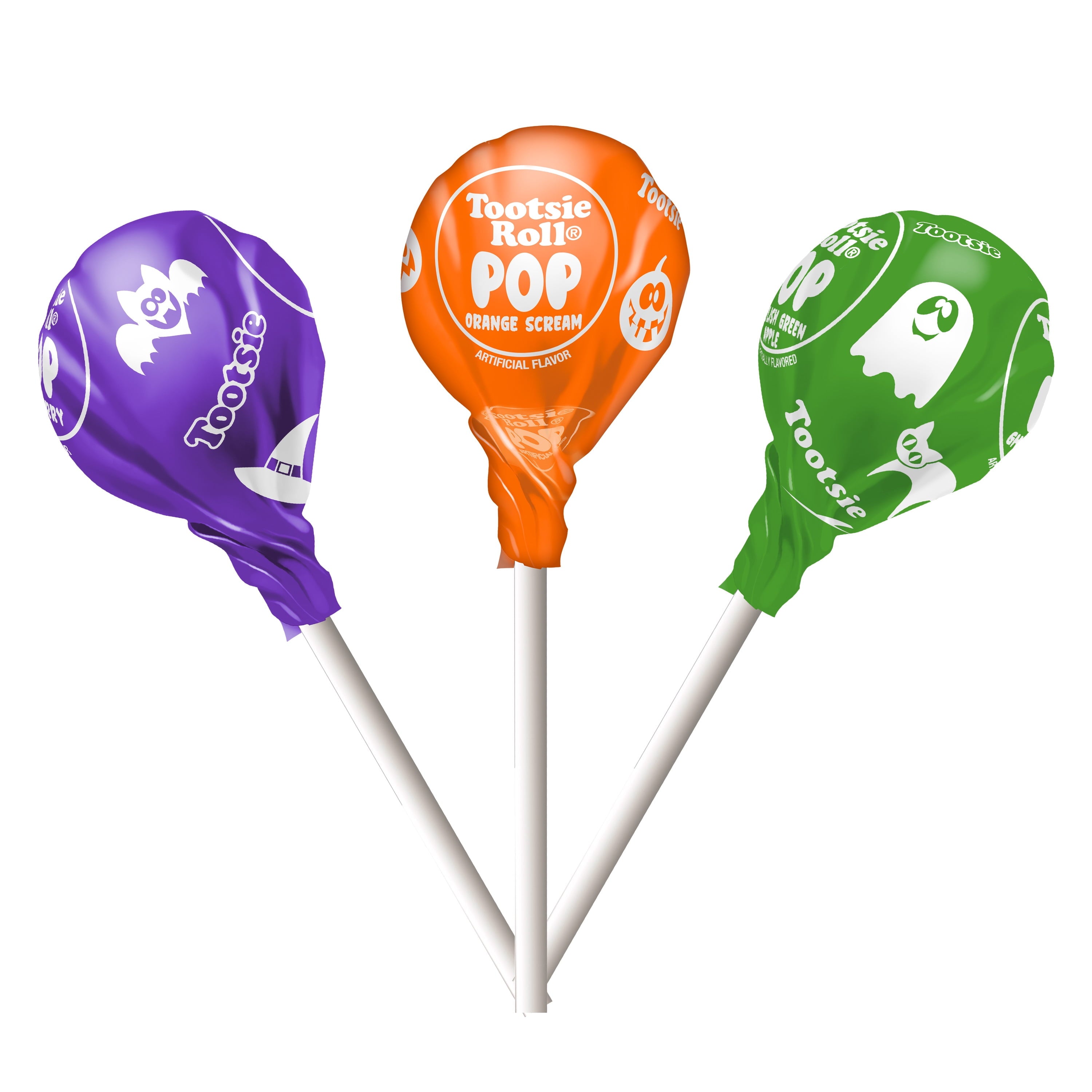 Tootsie Pops, Halloween Lollipops, Individually Wrapped, 13.2 oz. Peanut Free and Gluten Free. Contains Milk and Soy.