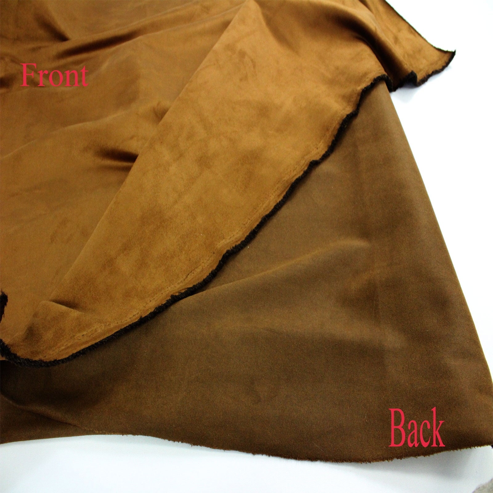 Mybecca Suede 58" Width - 100% Polyester Faux Craft Fabric By the Yard - Color: Black