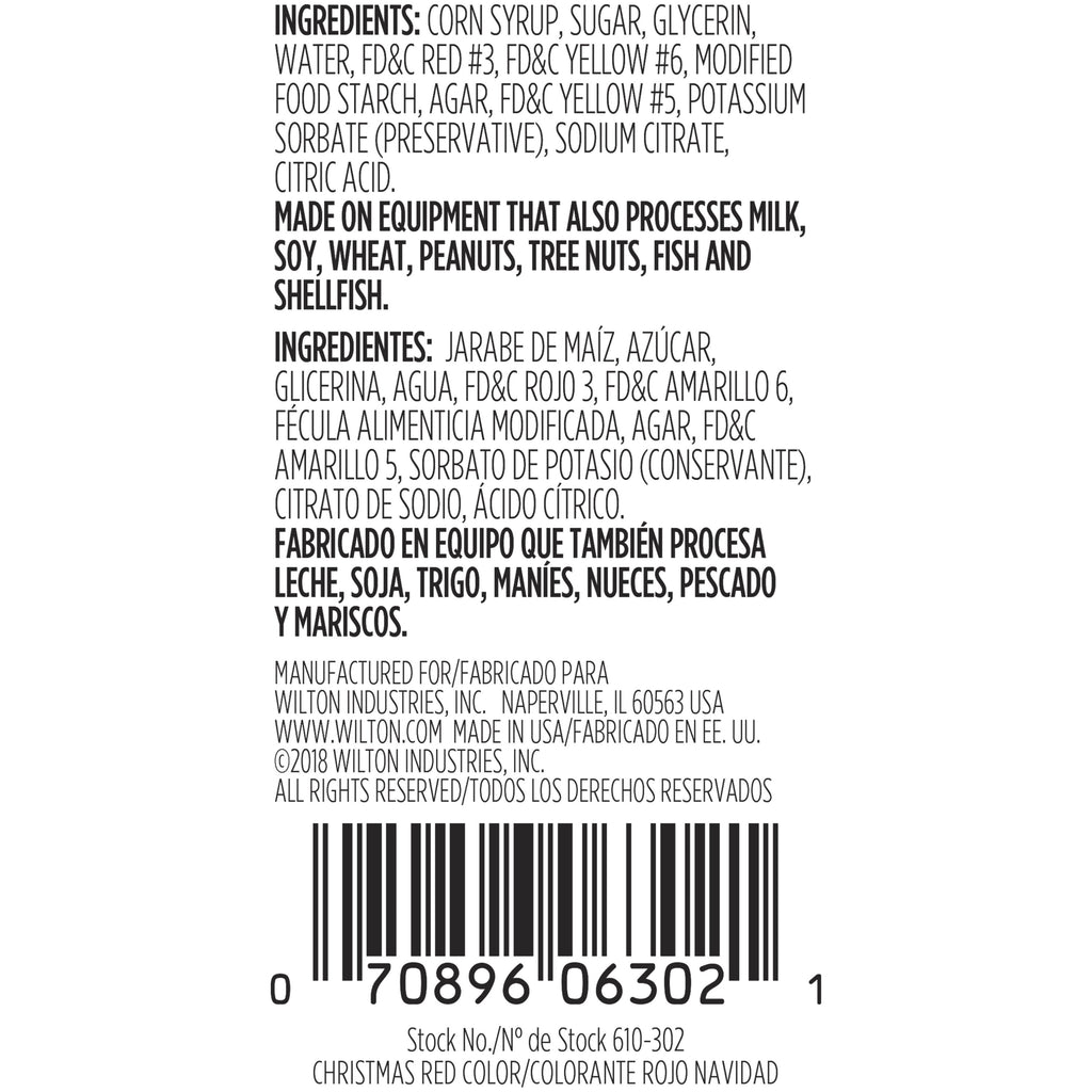 Wilton Orange Food Coloring Edible Gel for Baking & Cake Decorating No Taste 1 oz.