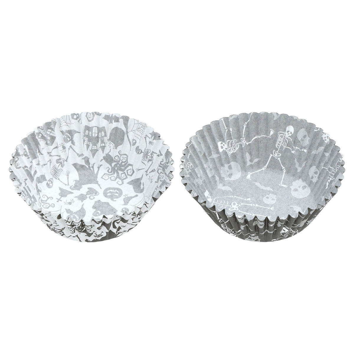 Great Value Skeleton Cupcake Liners, 48 Count