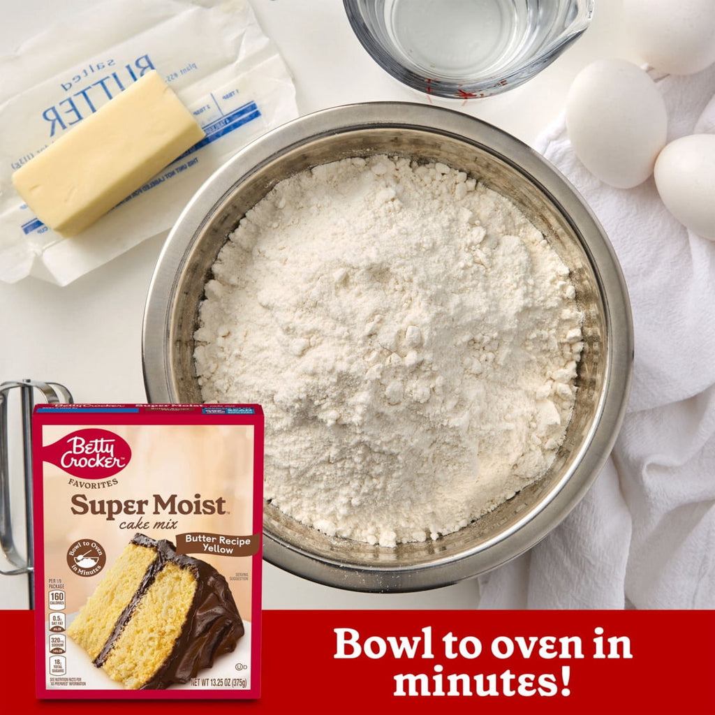 Betty Crocker Favorites Super Moist Yellow Cake Mix, 13.25 oz