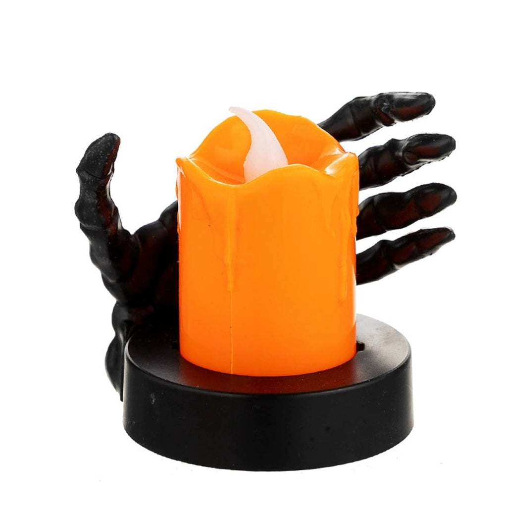 Halloween LED Skeleton Battery Operated Flameless Candle Light For Party Bar & Room Decorations