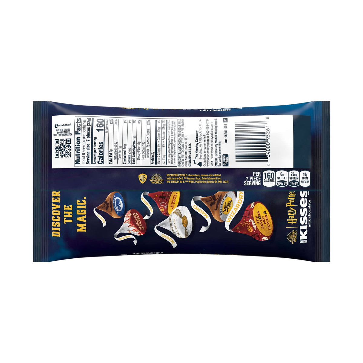 Hershey's Kisses Milk Chocolate Harry Potter™ Halloween Candy, Bag 9.5 oz