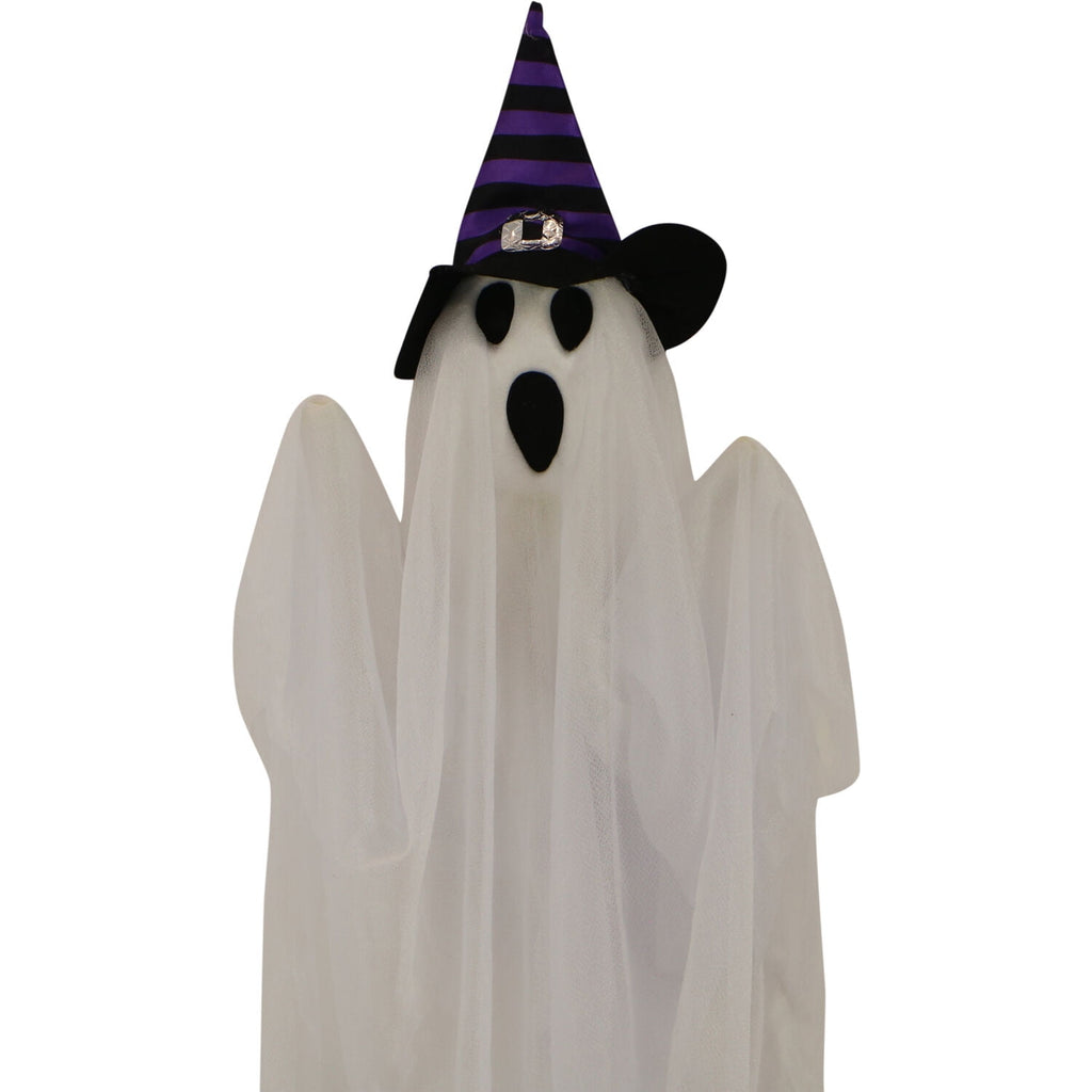 Haunted Hill Farm Set of 3 Hanging Ghosts, Indoor/Outdoor Halloween Decoration, HHGHST-8H